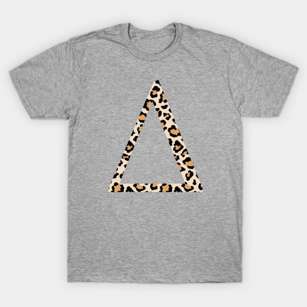 Delta Cheetah Greek Letter T-Shirt by AdventureFinder